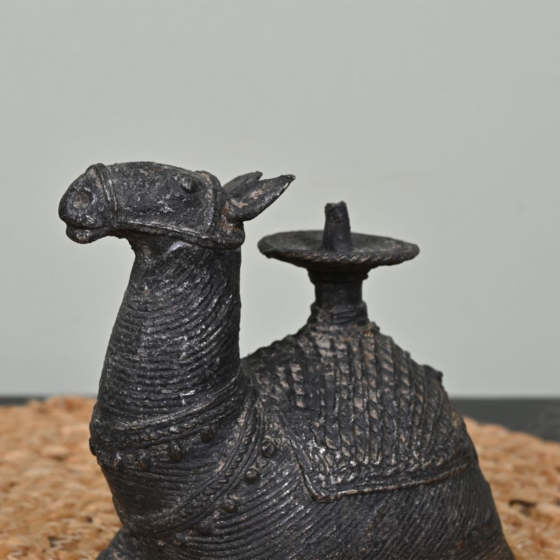 4*2.5*4 Inch Indian Hand Crafted Brass Status, Vintage Home Furniture, Brass Camel Candle Holder Figurine, Animal Figurine
#260