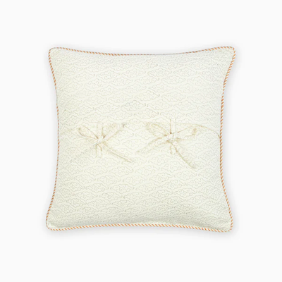 CANDLE BLOCK PRINTED COTTON CUSHION COVER