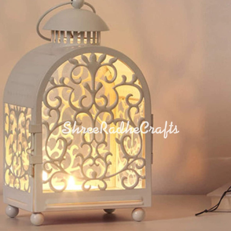 Vintage Antique Moroccan Lantern Iron Mix Light Pendant Ceiling Light Fixture Hanging Oriental Home Decor For Candle Lanterns Outdoor Garden